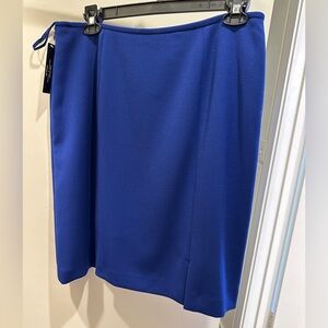 Tahari size 18 royal blue skirt nwt
